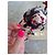 Ciondolo Rana Doris Frog Creature Burberry in Cashmere e Pelle Nero Rosso Multicolore - vista 5