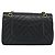 Chanel Timeless - Classic Double Flap Chevron Pelle di Vitello Medium Nero - vista 2