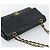 Chanel Timeless - Classic Double Flap Chevron Pelle di Vitello Medium Nero - vista 6