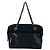 Borsa a tracolla CC in tessuto nero e pelle Chanel