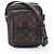 Borsa a tracolla portafoglio Louis Vuitton Christopher Marrone Nero Monogramma