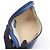 Clutch in pelle blu Loewe - vista 3