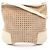Loewe Perforierte Schultertasche Beige Roh