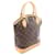 Borsa Louis Vuitton Lockit Monogram Marrone Monogramma  - vista 2