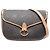Borsa a Spalla Christian Dior Honeycomb Marrone Nero