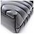 Borsa Tote Loulou Medium Yves Saint Laurent Paris Nero - vista 5
