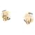 Orecchini a clip Chanel Coco Mark Nero Bianco D'oro - vista 2