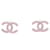 Orecchini Chanel Coco Mark B17K Argento Rosa