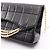Borsa a tracolla Chanel Chocolate Bar con catena di perle Nero - vista 16