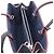 Borsa Tote 2-Way Louis Vuitton Twist Rosso Blu navy - vista 3