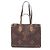 Borsa Tote 2-Way Louis Vuitton OnTheGo MM Marrone Beige Monogramma