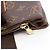 Borsa Tote Louis Vuitton Cabas Bobour Marrone Damier ebene - vista 9
