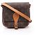 Bolso de Hombro Louis Vuitton Cartouchiere PM Monogram Castaño Monograma