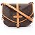 Borsa a Spalla Louis Vuitton Saumur 30 Marrone Monogramma