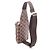Marsupio Louis Vuitton Geronimos Damier Ebene Marrone - vista 2
