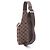 Marsupio Louis Vuitton Geronimos Damier Ebene Marrone - vista 2