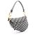 Borsa Saddle Christian Dior Beige Blu navy - vista 2