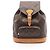 Zaino/Borsa Mini Montsouris Louis Vuitton Marrone