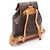 Zaino/Borsa Mini Montsouris Louis Vuitton Marrone - vista 2