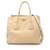Prada Triangle Logo 2-Way Tote Bag Beige  - Ansicht 1