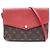Borsa a tracolla Louis Vuitton Twice Monogram Cerise Marrone Rosso