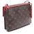 Borsa a tracolla Louis Vuitton Twice Monogram Cerise Marrone Rosso - vista 2