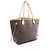Borsa Tote Louis Vuitton Neverfull MM Marrone - vista 2