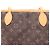 Borsa Tote Louis Vuitton Neverfull PM Marrone - vista 10