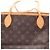 Borsa Tote Louis Vuitton Neverfull PM Marrone - vista 11