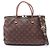 Borsa 2-Way Louis Vuitton Pallas Monogram Noir Marrone Nero