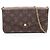 Pochette Felicie Monogram Louis Vuitton Borsa a Spalla Marrone