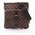 Borsa Louis Vuitton Pochette Melville Brown Marrone