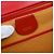 Gucci Vintage Convertible Bamboo Top Handle Leather Medium Rosso - vista 4
