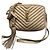 Saint Laurent Lou Camera Small Matelassé Chevron in pelle Beige