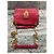 Borsa a tracolla Louis Vuitton Vavin Monogram Empreinte Twist MM in pelle rossa Rosso - vista 5