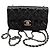 Borsa Chanel Classic Flap Mini in vernice Nero