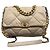Borsa Chanel 19 Large Flap Beige in agnello