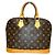 Borsa Alma Louis Vuitton in tela Monogram Marrone Monogramma