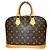 Borsa Alma Louis Vuitton in tela Monogram Marrone Monogramma - vista 2