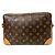 Borsa a Spalla Louis Vuitton Trocadero 30 Marrone Monogramma - vista 2