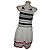 Moschino Cheap and Chic Gestreiftes Special Edition Kleid Mehrfarben