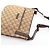 Borsa a Spalla Gucci GG Canvas Marrone Beige - vista 7