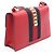 Borsa a tracolla Gucci Sylvie Small Web Line in pelle rossa Rosso - vista 2