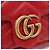 Borsa Gucci GG Marmont Super Mini Rosso - vista 6