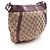 Borsa a Spalla Gucci Abbey Beige Bordò - vista 2