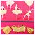 Foulard in seta Hermès Carré 90 "La Dance ballet" Rosa - vista 9
