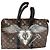 Borsa da viaggio Louis Vuitton Speedy personalizzata Marrone Nero Bianco - vista 2