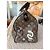 Borsa da viaggio Louis Vuitton Speedy personalizzata Marrone Nero Bianco - vista 6