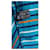 Givenchy Stola in seta a righe blu Arancione Blu navy  - vista 2