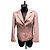 Blazer in misto cotone rosa vintage con volant John Galliano